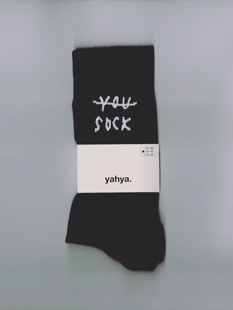 You sock - black version