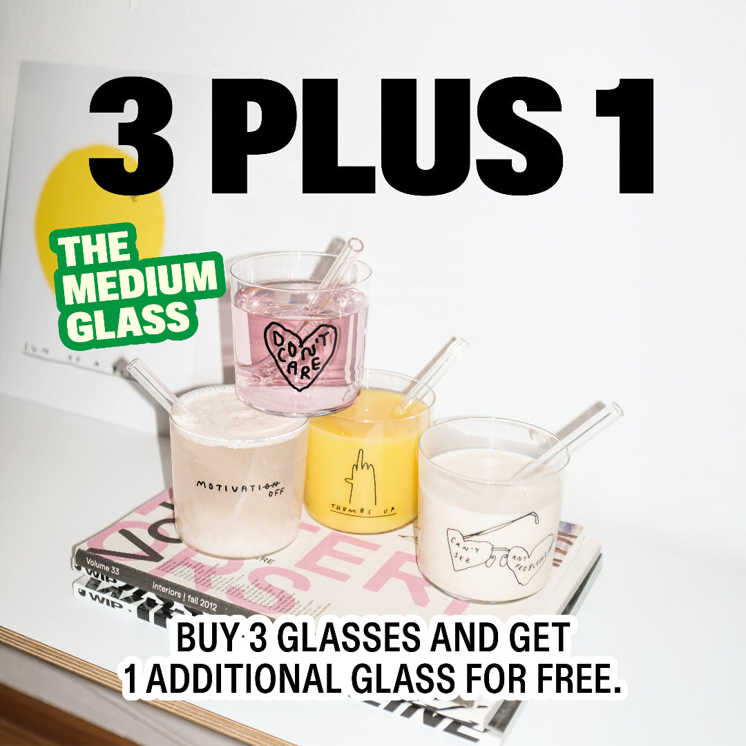 Medium Glass-bundle - Buy 4, Pay 3