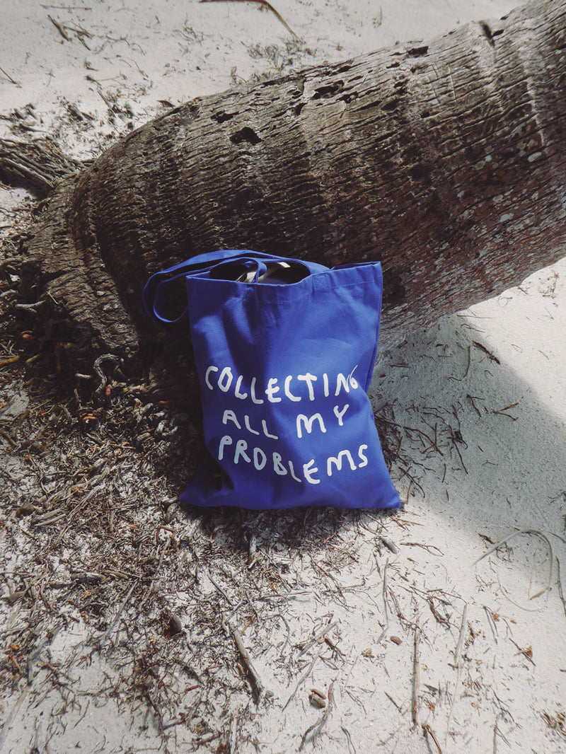 Collecting my problems - blue