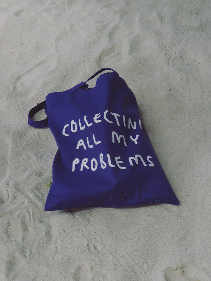 collecting my problems blue bag | yahya studio by johanna schwarzer ...